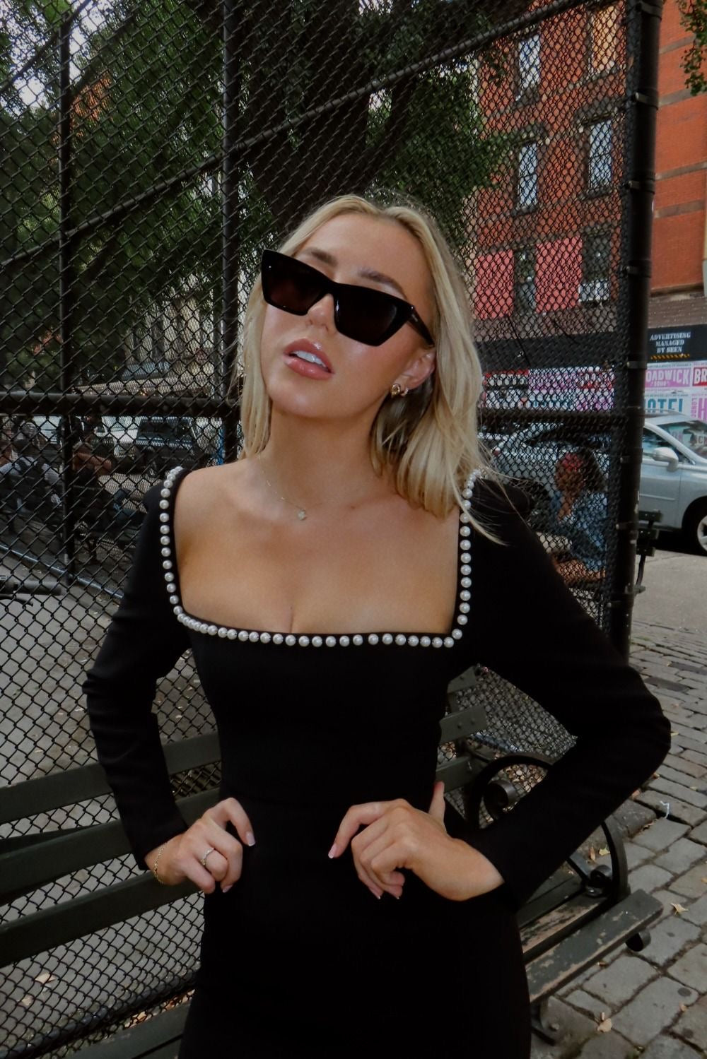 Midnight Pearl Dress