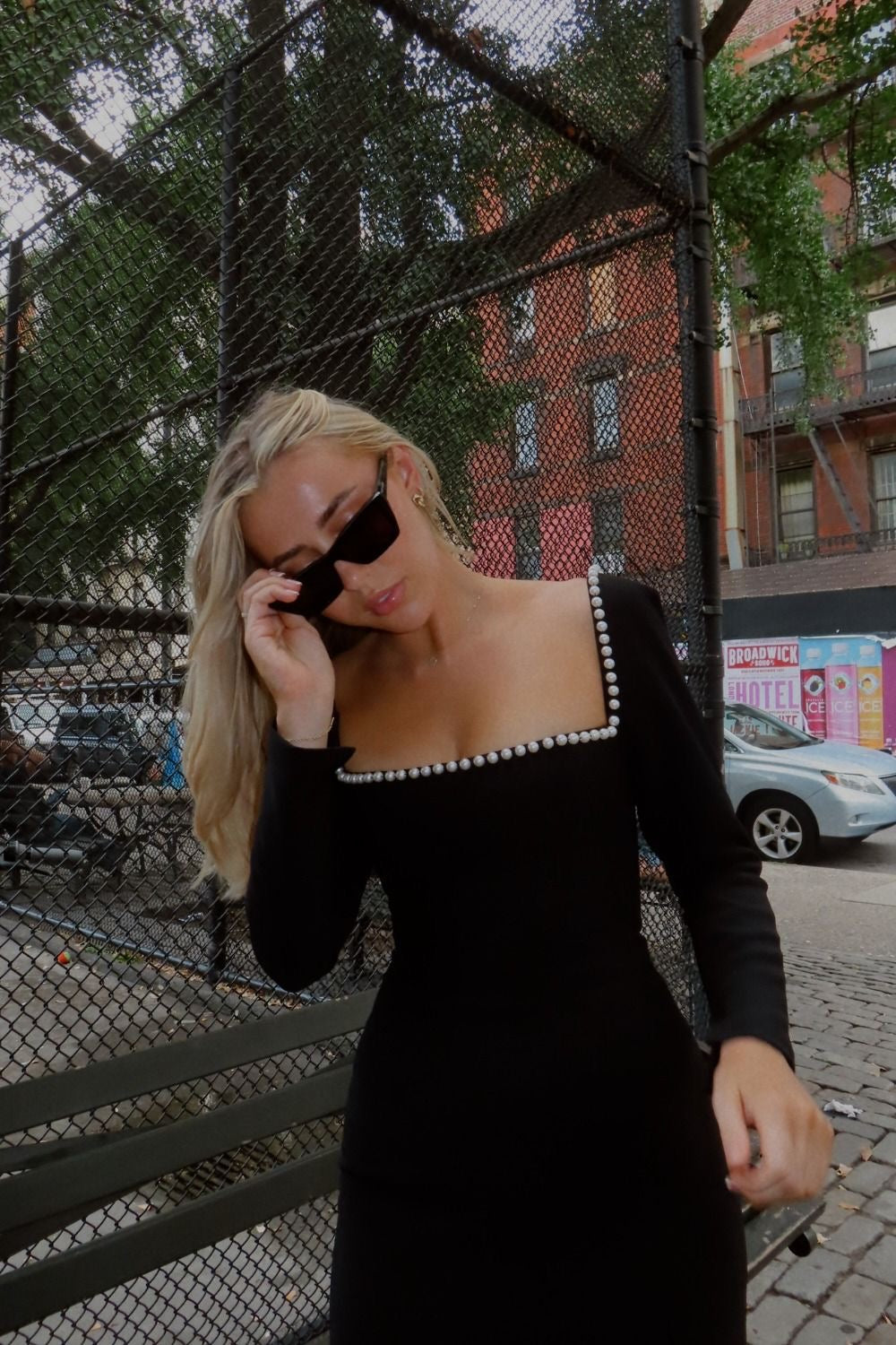 Midnight Pearl Dress