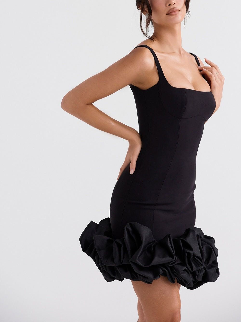 Twirl Grace Black Dress