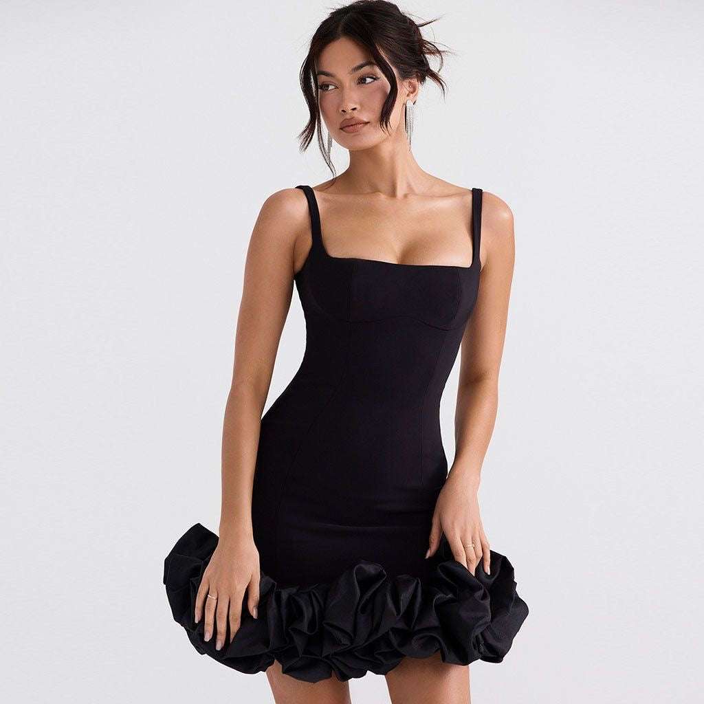 Twirl Grace Black Dress