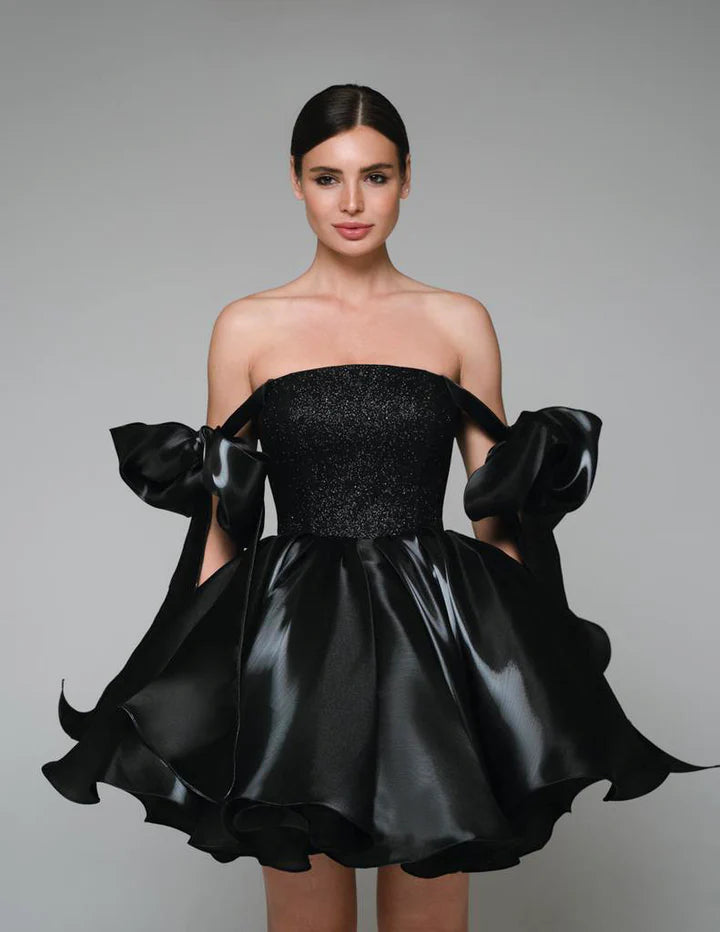 Fluff Chic Bow Dress