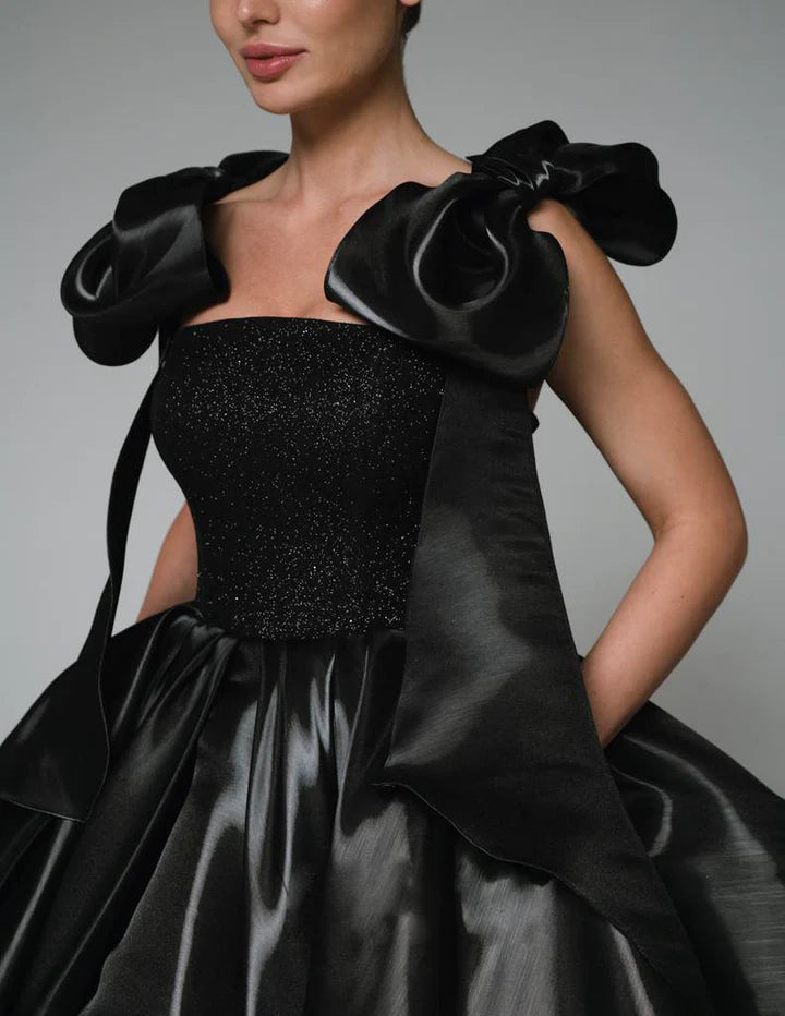 Fluff Chic Bow Dress