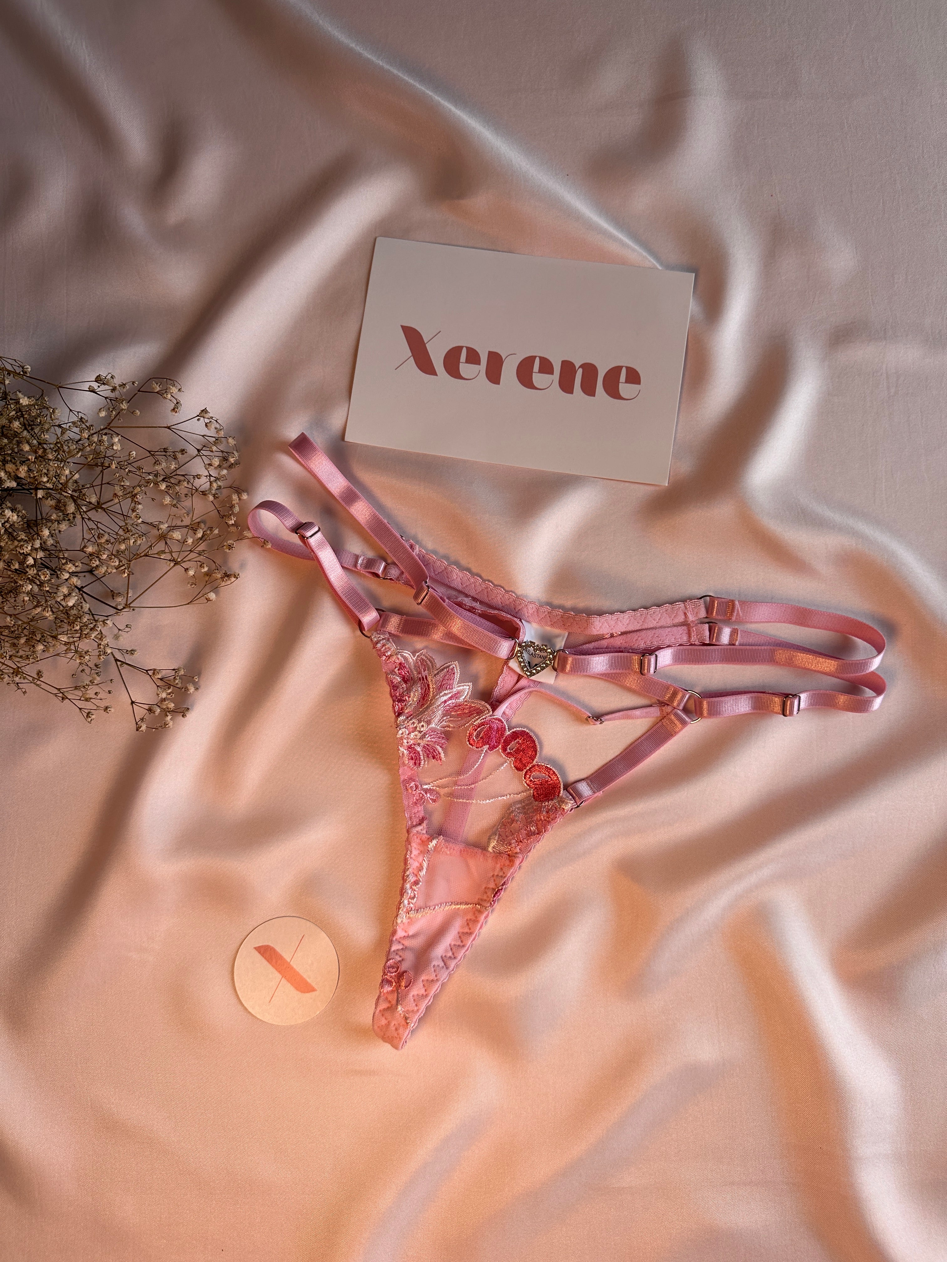 Rose Silk Romance Lingerie Set