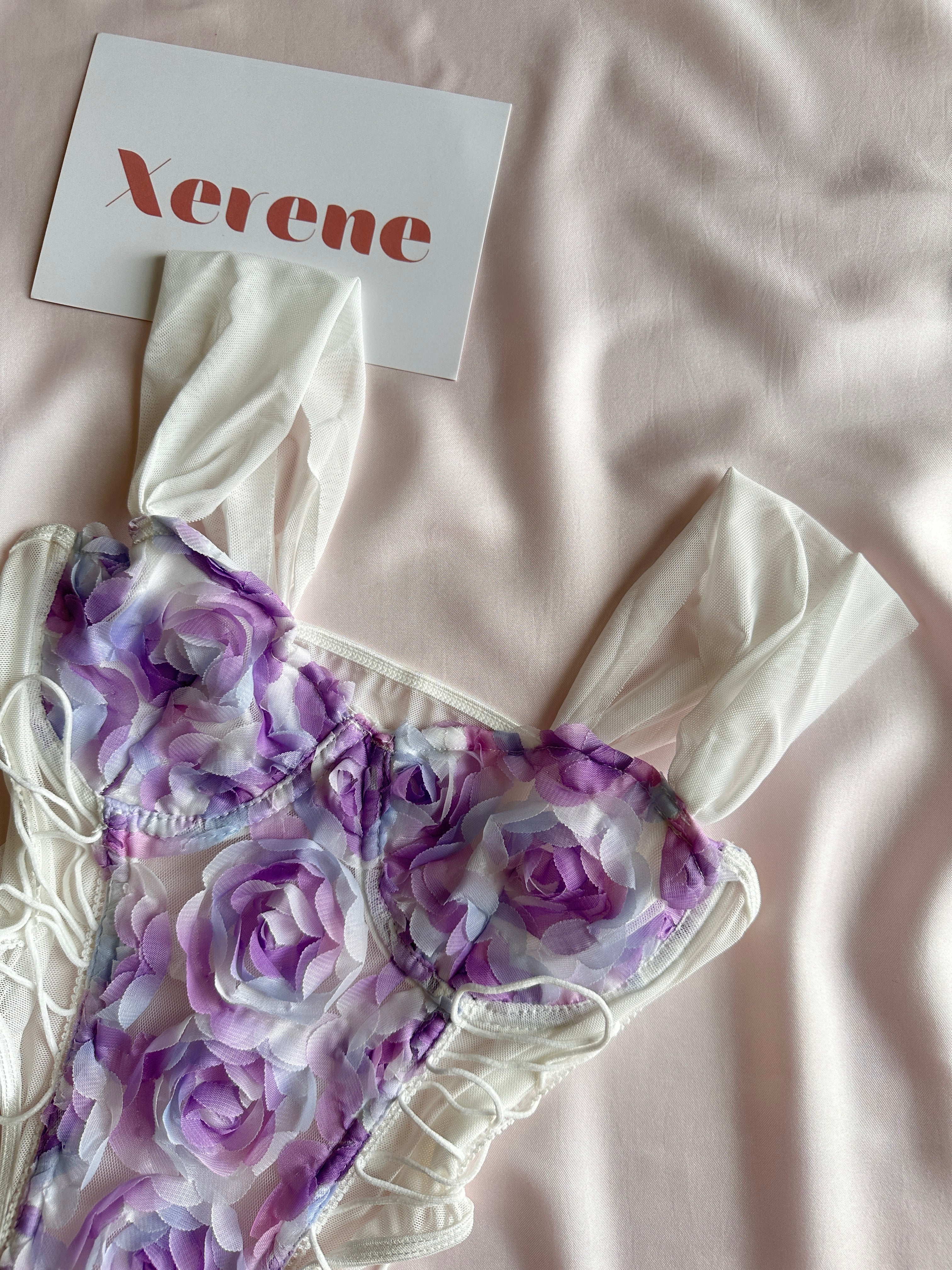 Lavender Blossom Corset