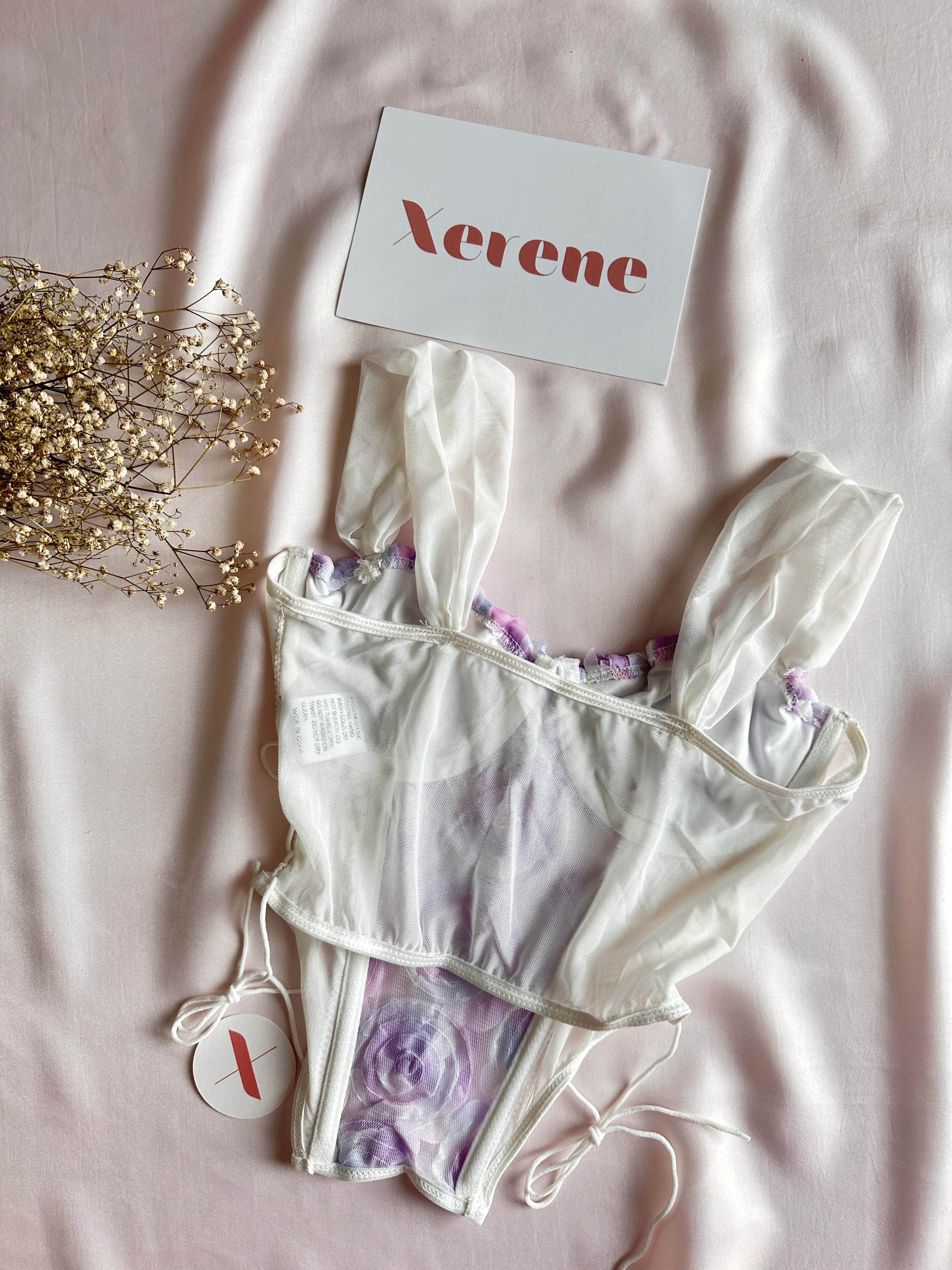 Lavender Blossom Corset