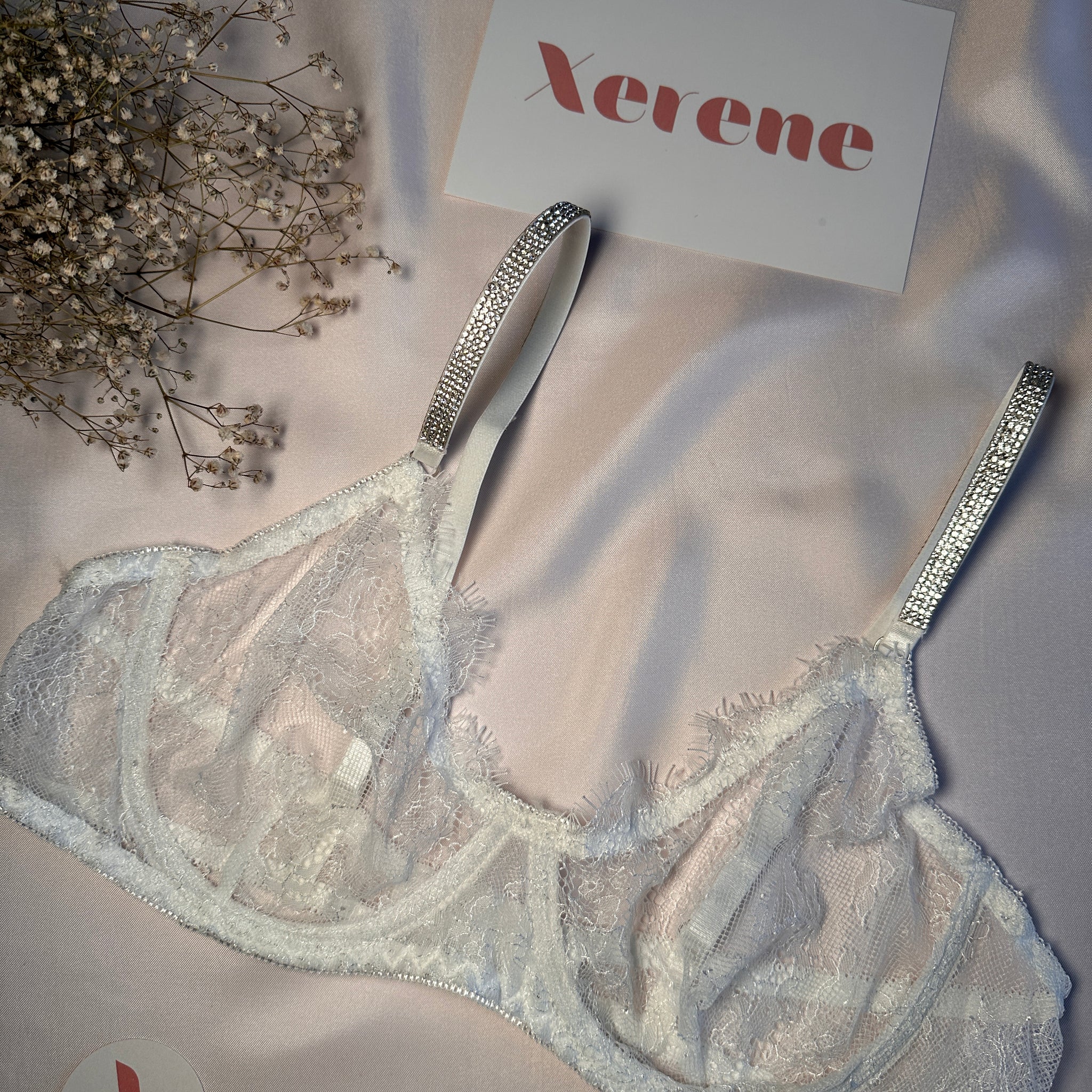 Snowflake Rhinestone Lingerie