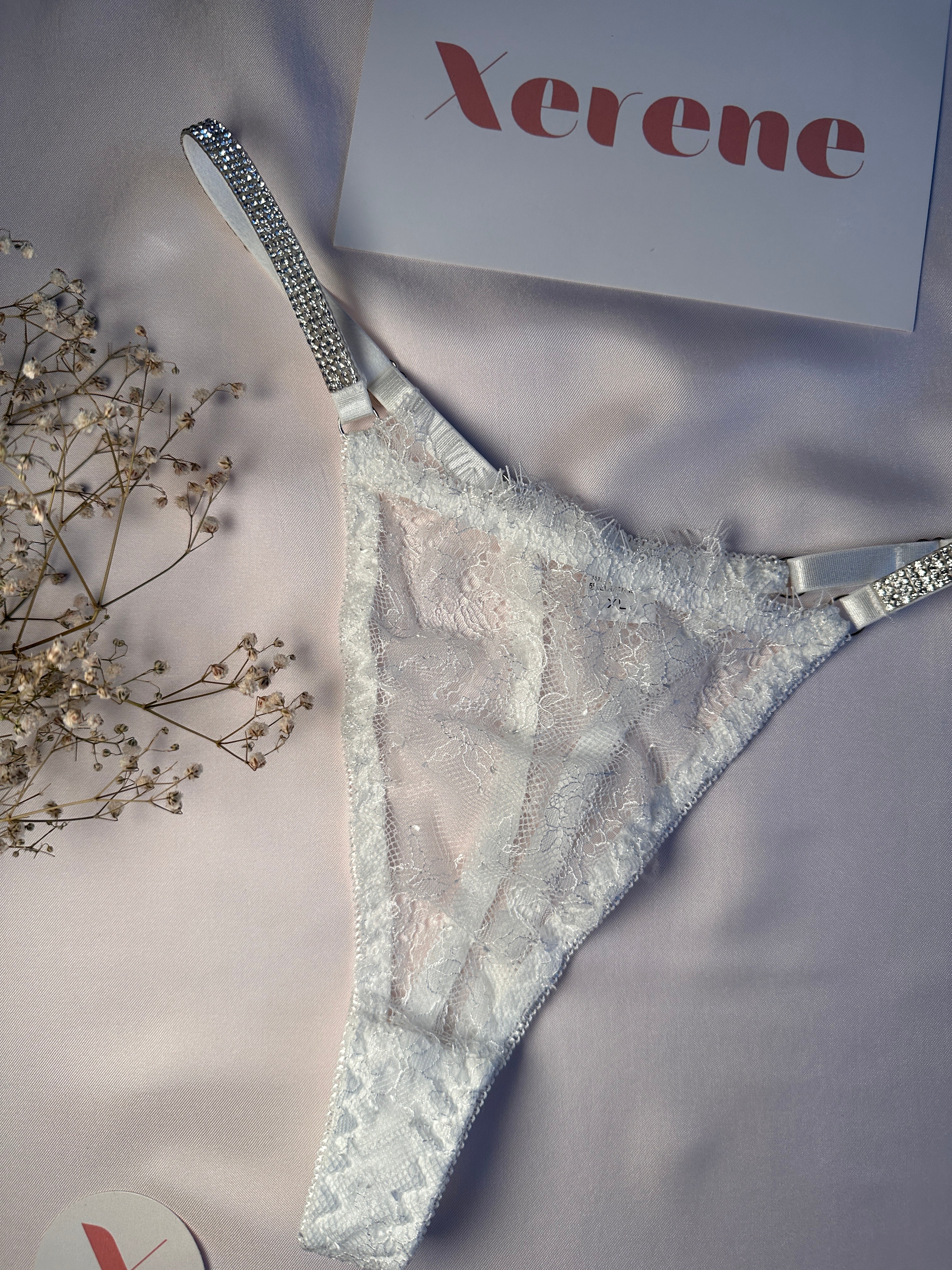 Snowflake Rhinestone Lingerie