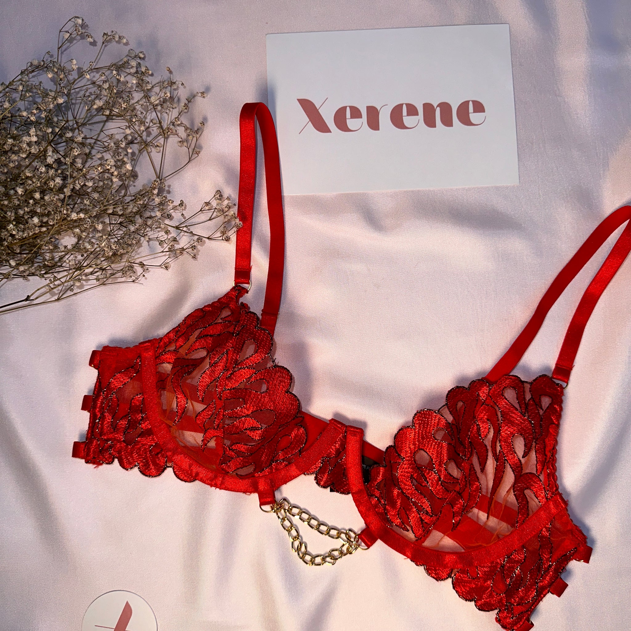 Fiery Desire Lingerie Set