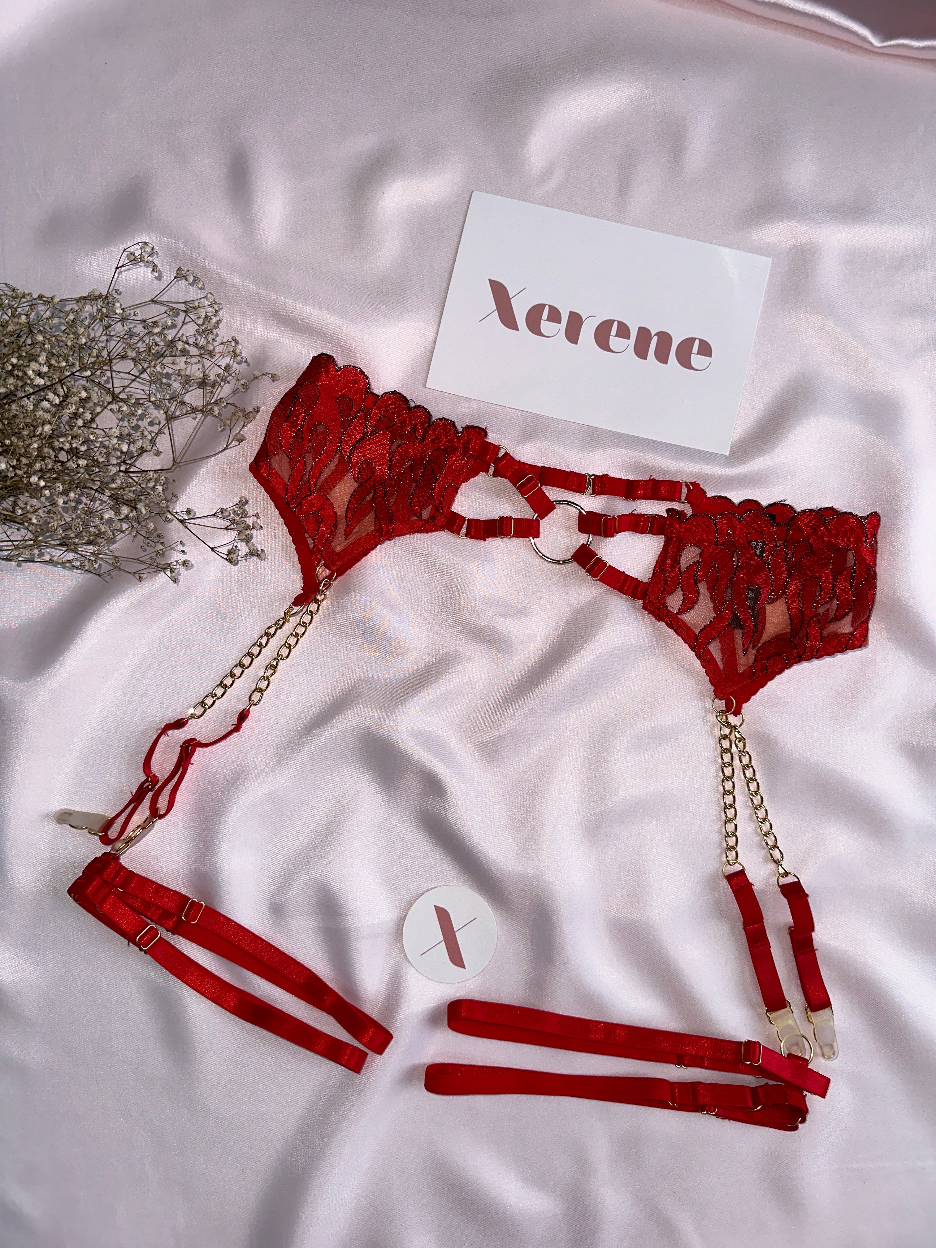 Fiery Desire Lingerie Set