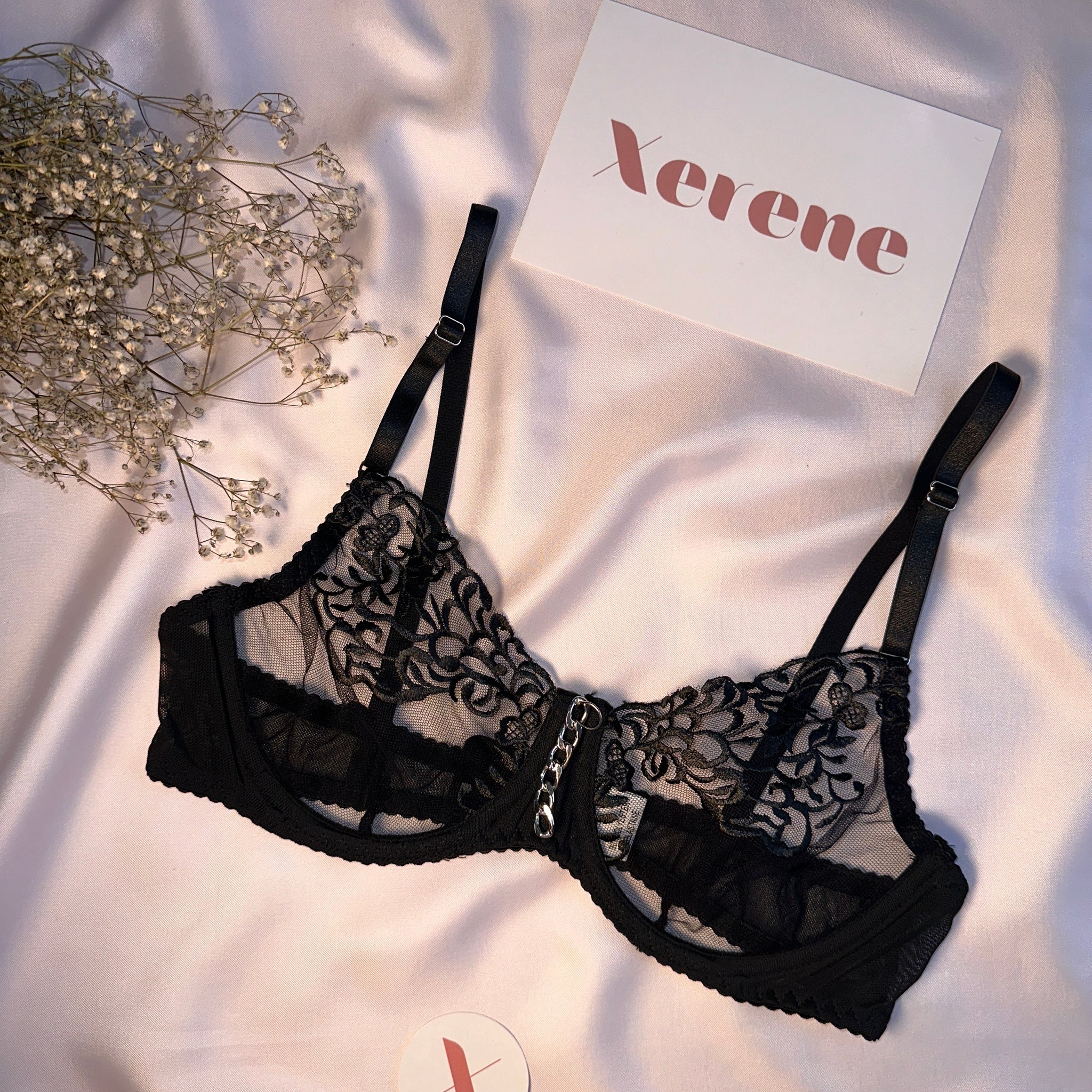 Dark Bloom Lace Lingerie