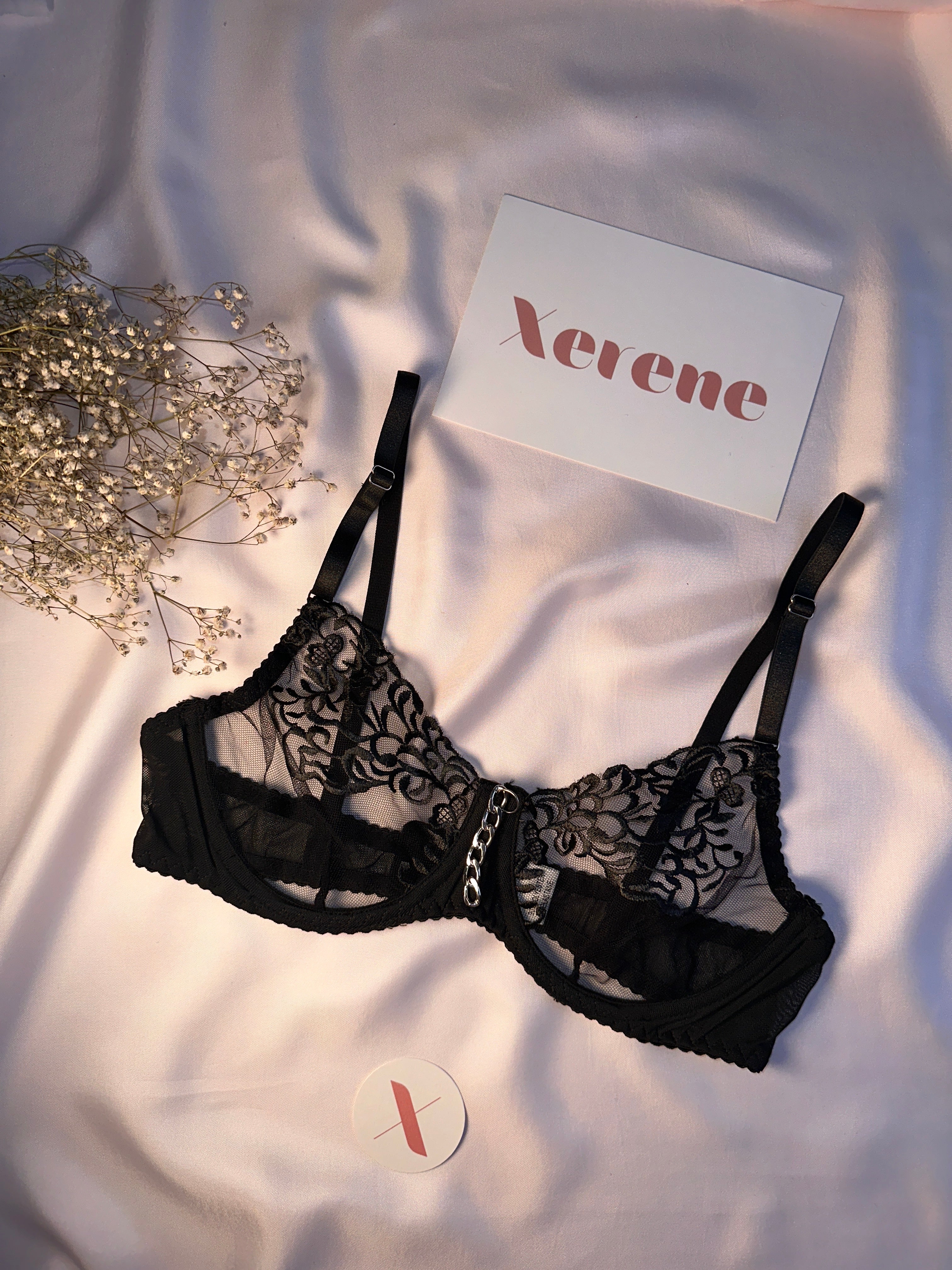 Dark Bloom Lace Lingerie