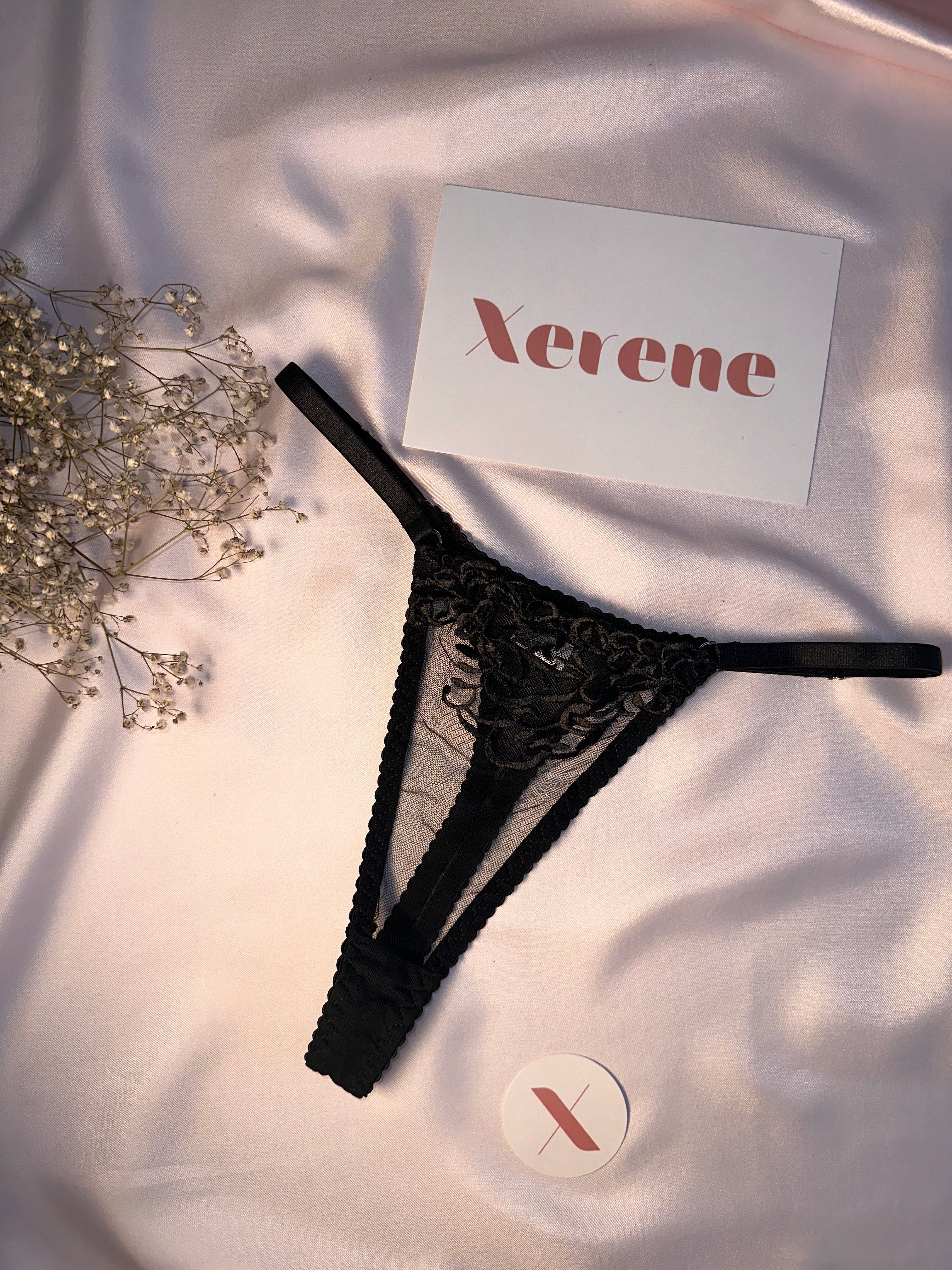 Dark Bloom Lace Lingerie