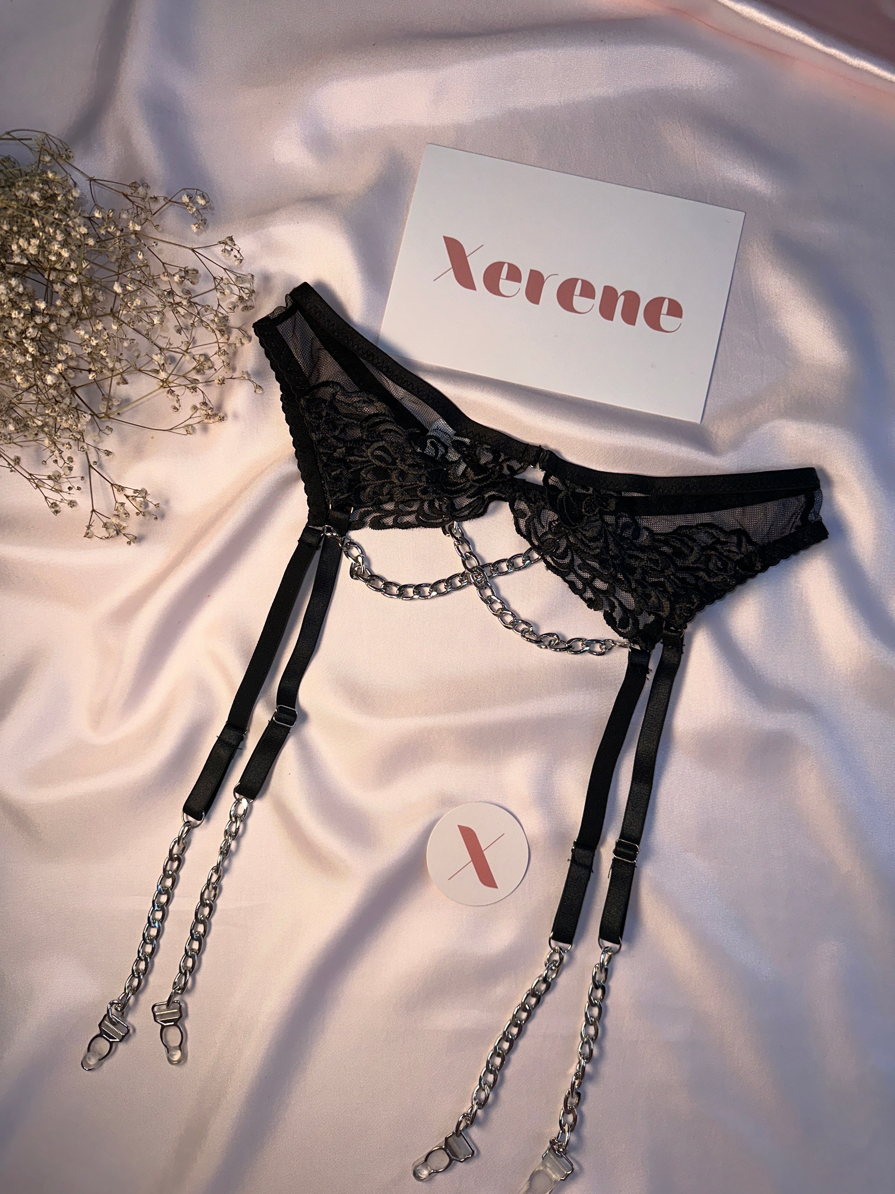 Dark Bloom Lace Lingerie